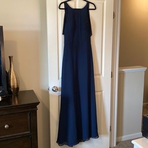 Hayley Paige Bridesmaid/Formal Navy Dress (Style 5714)